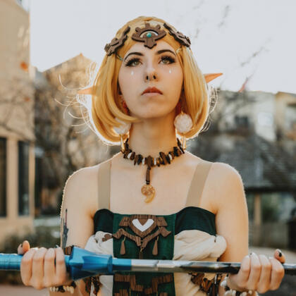 Zelda cosplay - taken by @freshperspectivesvp on Instagram