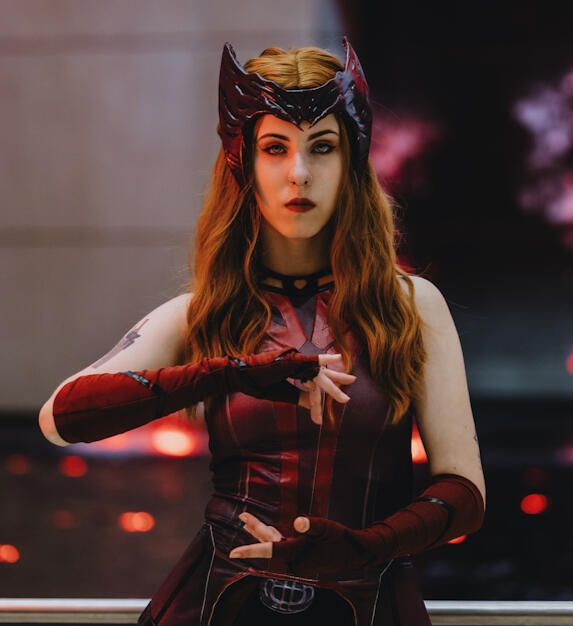 Scarlet Witch cosplay - taken by @freshperspectivesvp on Instagram